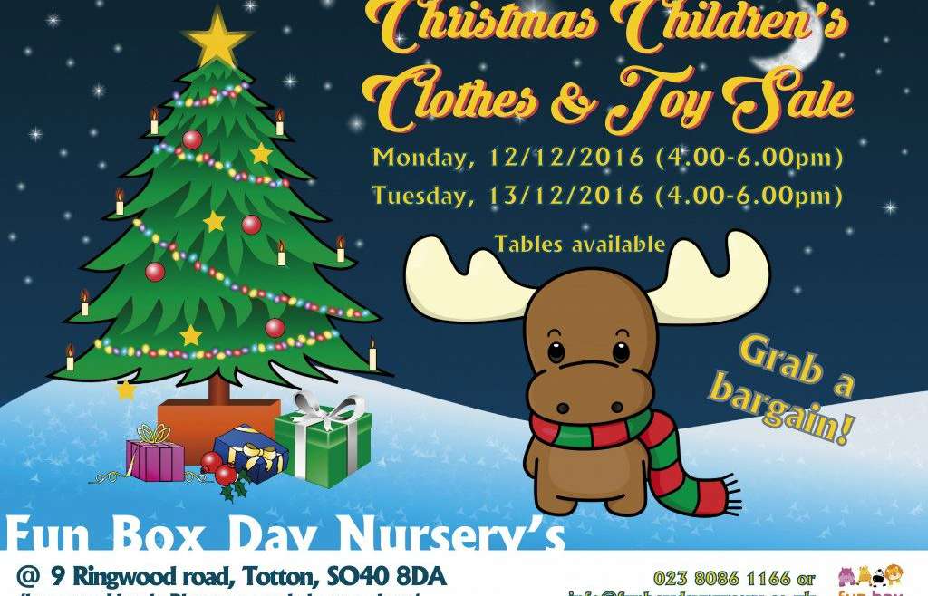 Christmas Toy and Clothes Sale